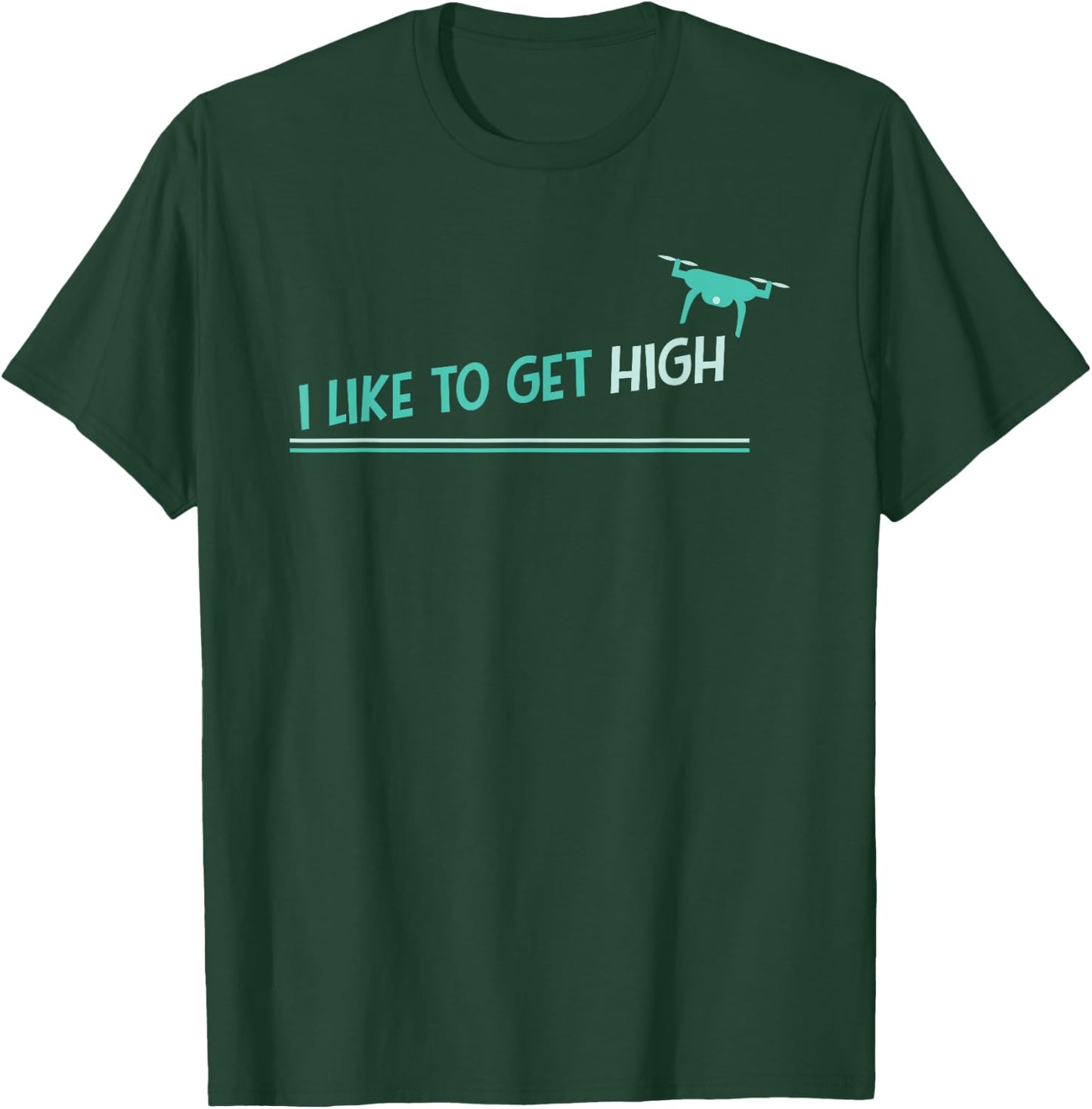 Drone Pilot Design For Drone Enthusiasts T-Shirt - T-Shirt | Forest