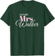 Cute Engagement Mrs Walker Bachelorette T-Shirt - T-Shirt | Forest