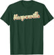 Harperville Retro Art Baseball Font Vintage T-Shirt - T-Shirt | Forest