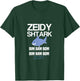 Zeidy Shtark Bim Bom Hanukkah Shark Gift Jewish Grandpa T-Shirt - T-Shirt | Forest