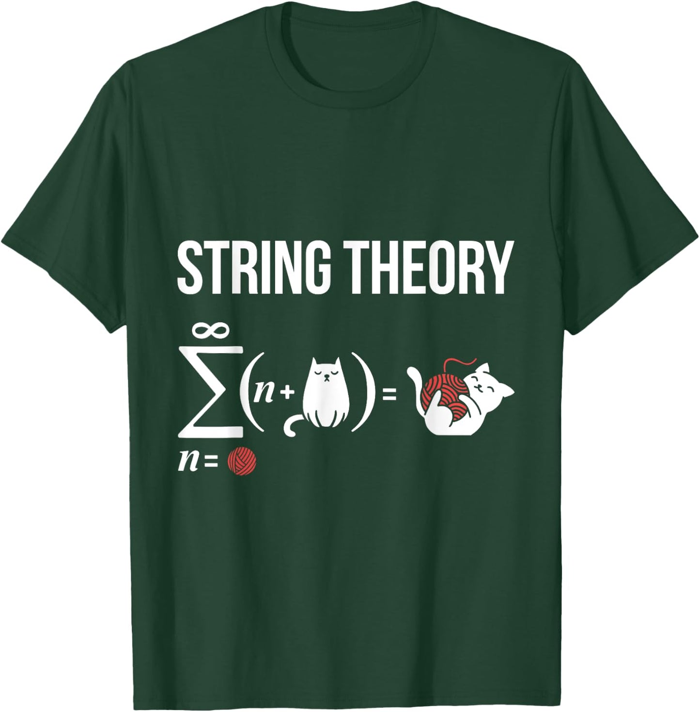 Nerd Physics Student Science Stringtheory T-Shirt - T-Shirt | Forest