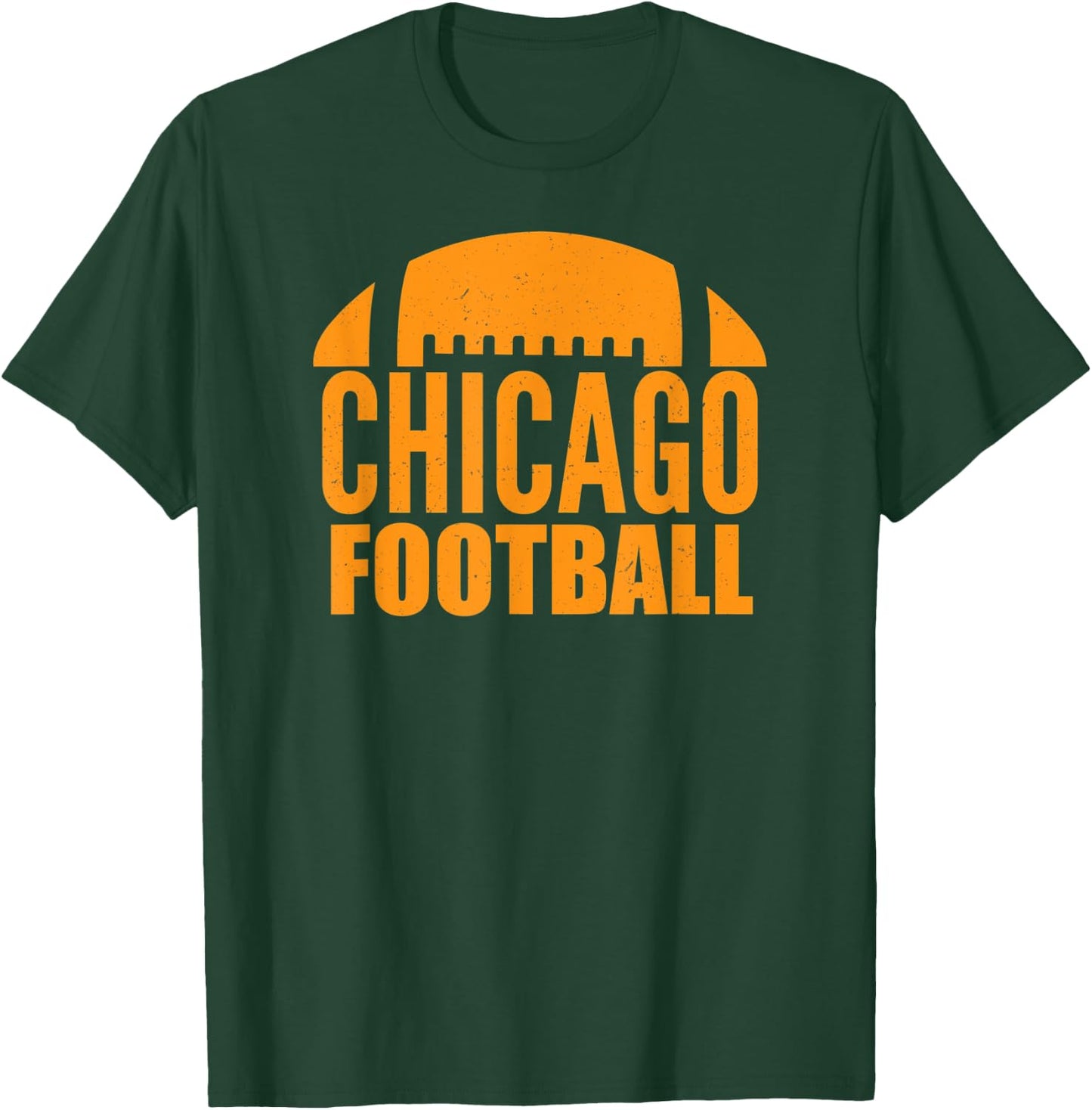 Chicago Football Vintage Gift T-Shirt - T-Shirt | Forest