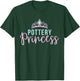 Pottery Princess Cute Tiara T-Shirt - T-Shirt | Forest
