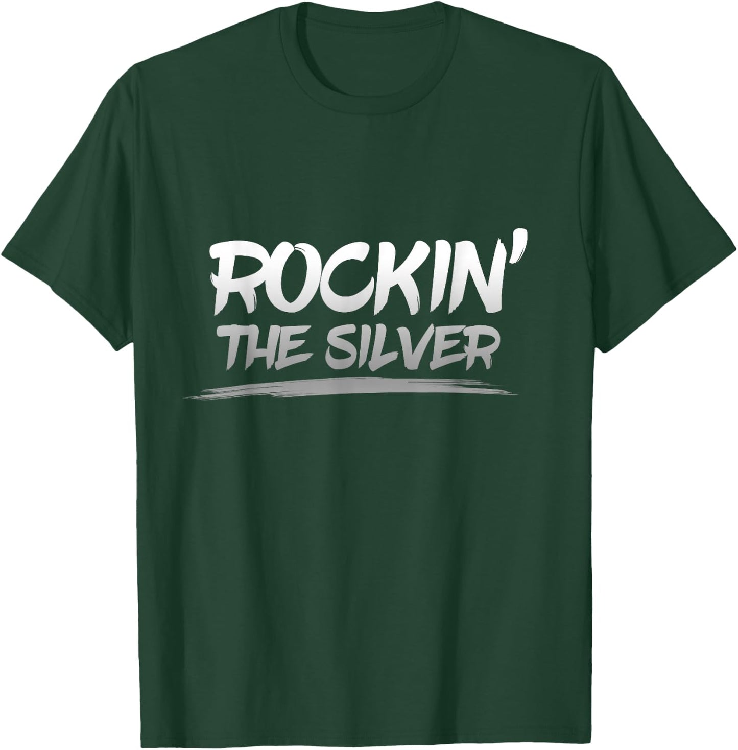 Silver Grey Hair Gifts for Baby Boomer, Grey Scalp, Fox T-Shirt - T-Shirt | Forest
