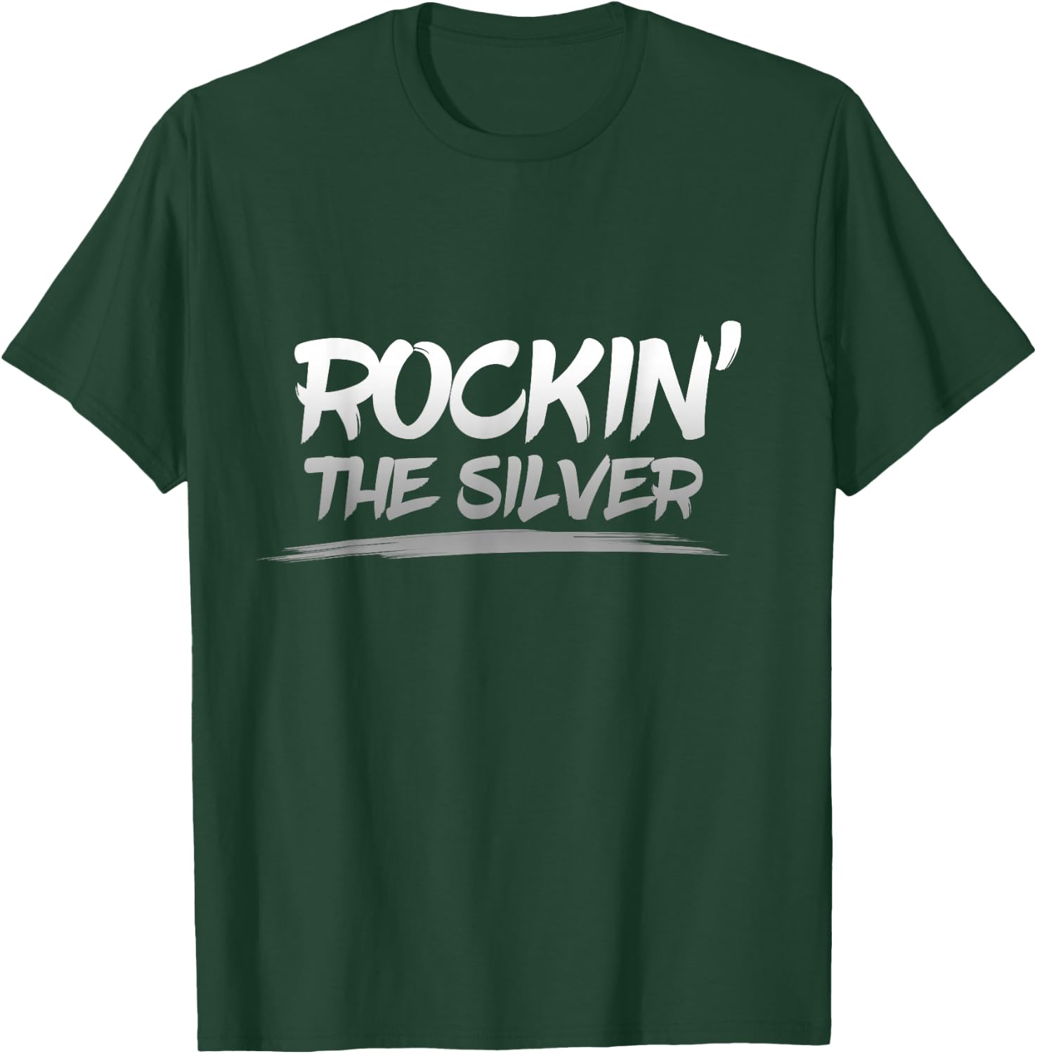 Silver Grey Hair Gifts for Baby Boomer, Grey Scalp, Fox T-Shirt - T-Shirt | Forest