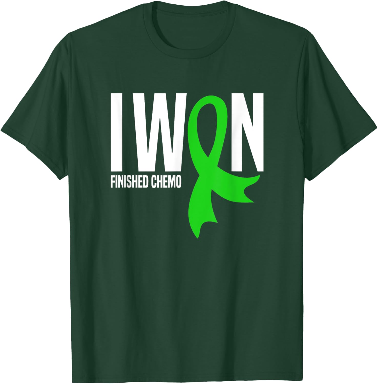 I Won Finished Chemo Lymphoma Cancer Survivor T-Shirt - T-Shirt | Forest
