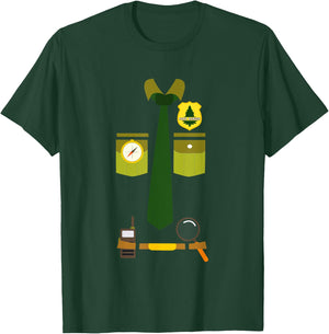 Halloween Park Ranger Costume for Kids T-Shirt - T-Shirt | Forest