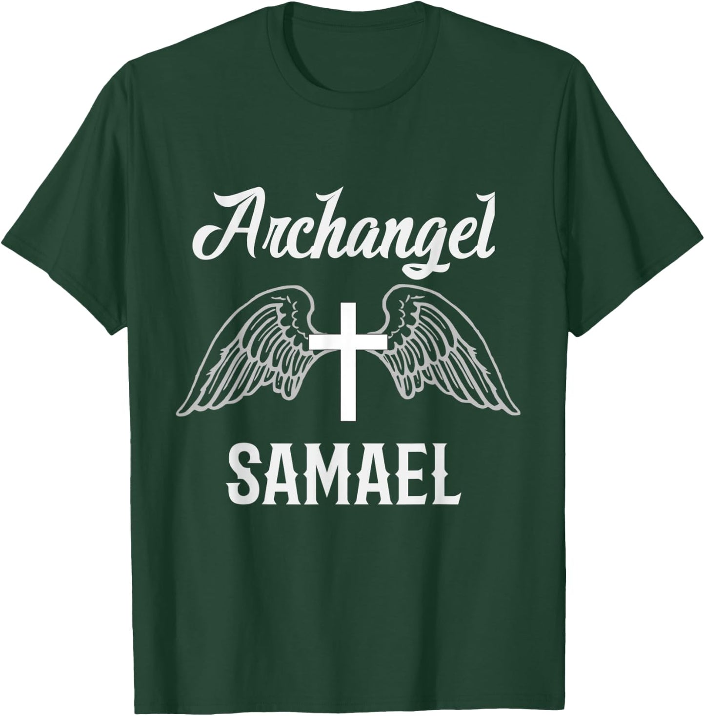 Saint Samael the Archangel Traditional Catholic Prayer T-Shirt - T-Shirt | Forest