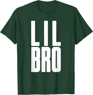 Lil Bro - Siblings Men Kids Adult Fraternity Little Brother T-Shirt - T-Shirt | Forest