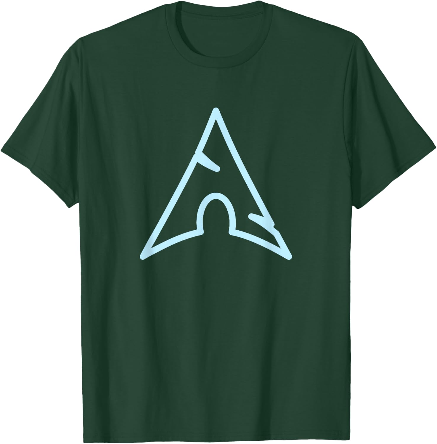 Arch Linux lovers Light Logo Open Source Os T-Shirt - T-Shirt | Forest