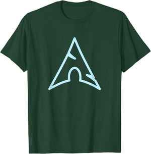 Arch Linux lovers Light Logo Open Source Os T-Shirt - T-Shirt | Forest