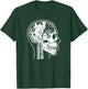 Thinking About Halloween All The Time Ghost Graveyard Skull T-Shirt - T-Shirt | Forest