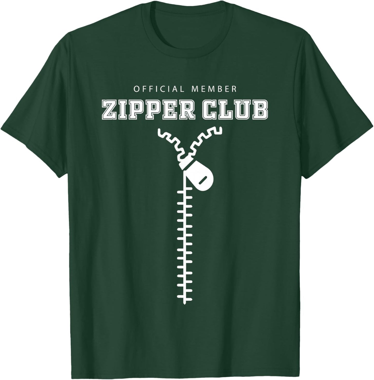 Official Member Zipper Club Heart Surgery T-Shirt - T-Shirt | Forest