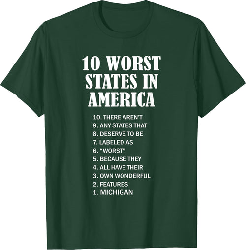 Michigan - Ten Worst States in the US | MI Sucks - Funny
