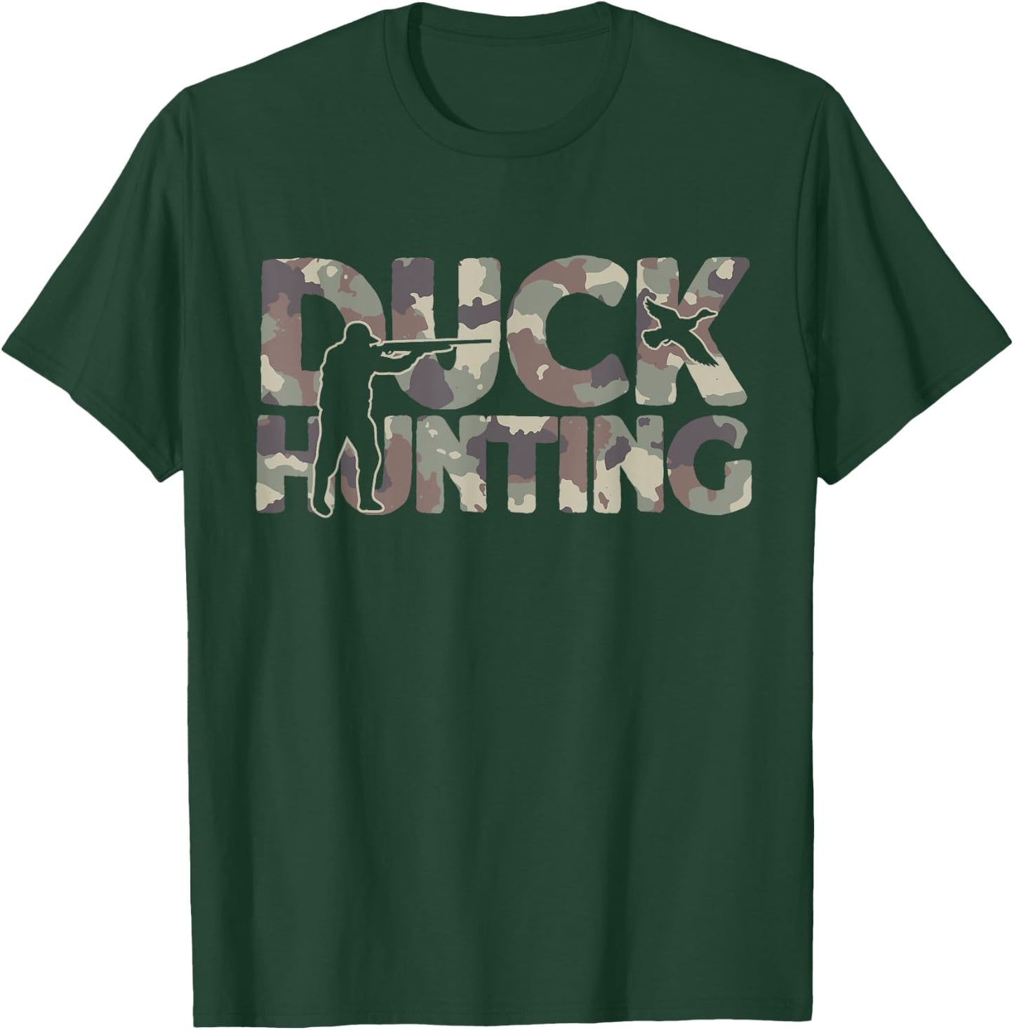 Duck Hunting Camouflage Duck Hunter T-Shirt - T-Shirt | Forest