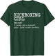 Kickboxing Girl Definition Funny Women Coach Martial Arts T-Shirt - T-Shirt | Forest