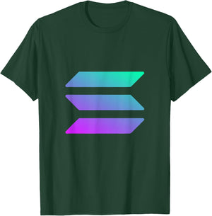 Solana Logo The Crypto To Rule Is SOL Crypto Logo T-Shirt - T-Shirt | Forest