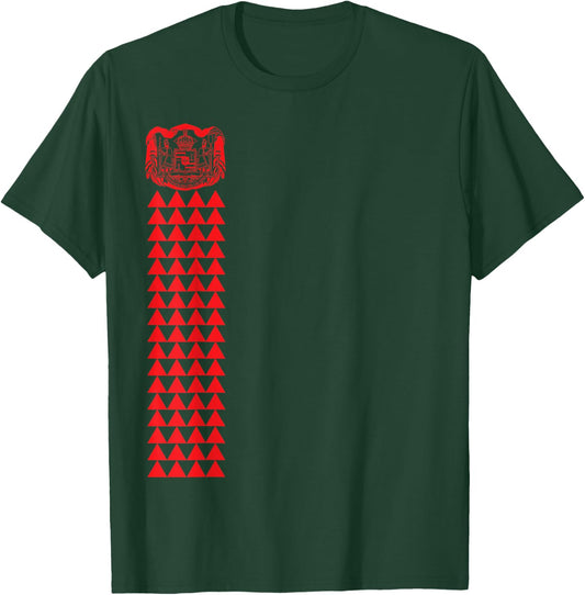 Tribal Hawaiian Island Design T-Shirt - T-Shirt | Forest
