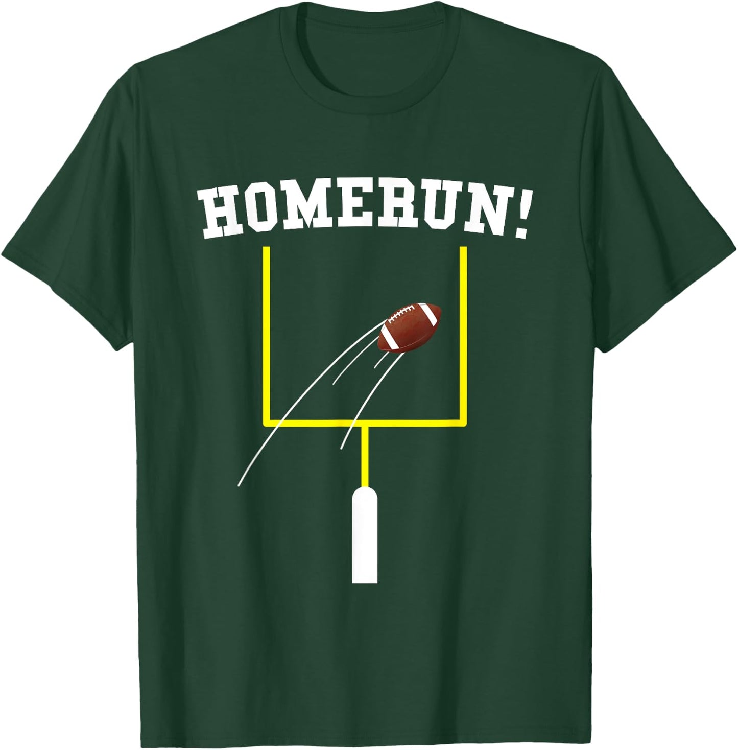 Funny Homerun Football Baseball Sports Mix Up Humor T-Shirt - T-Shirt | Forest