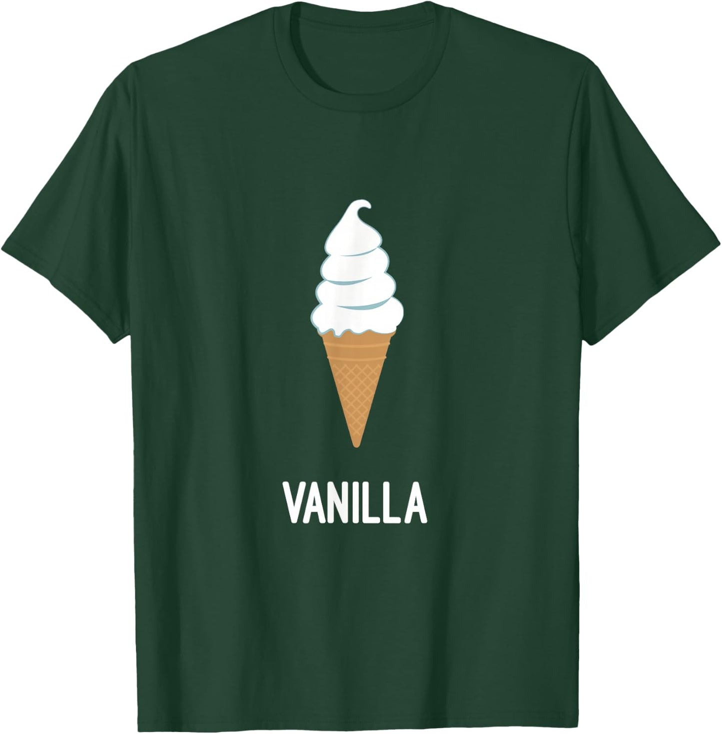 Love Vanilla Ice Cream T-Shirt - T-Shirt | Forest
