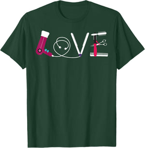 Best Hairdresser Gift Cosmetology Beautician Men T-Shirt - T-Shirt | Forest