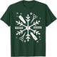 Funny Barber Shirt Christmas Snowflake Hair Stylist T-Shirt - T-Shirt | Forest