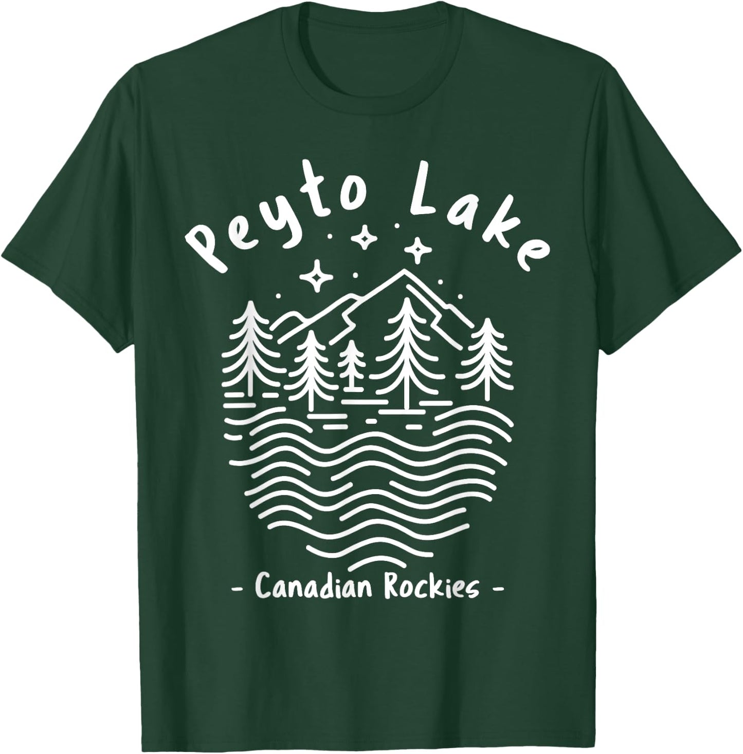 Peyto Lake Canadian Rockies T-Shirt - T-Shirt | Forest