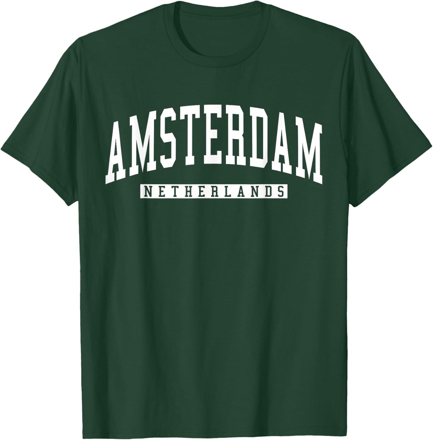 Netherlands Amsterdam City T-Shirt - T-Shirt | Forest