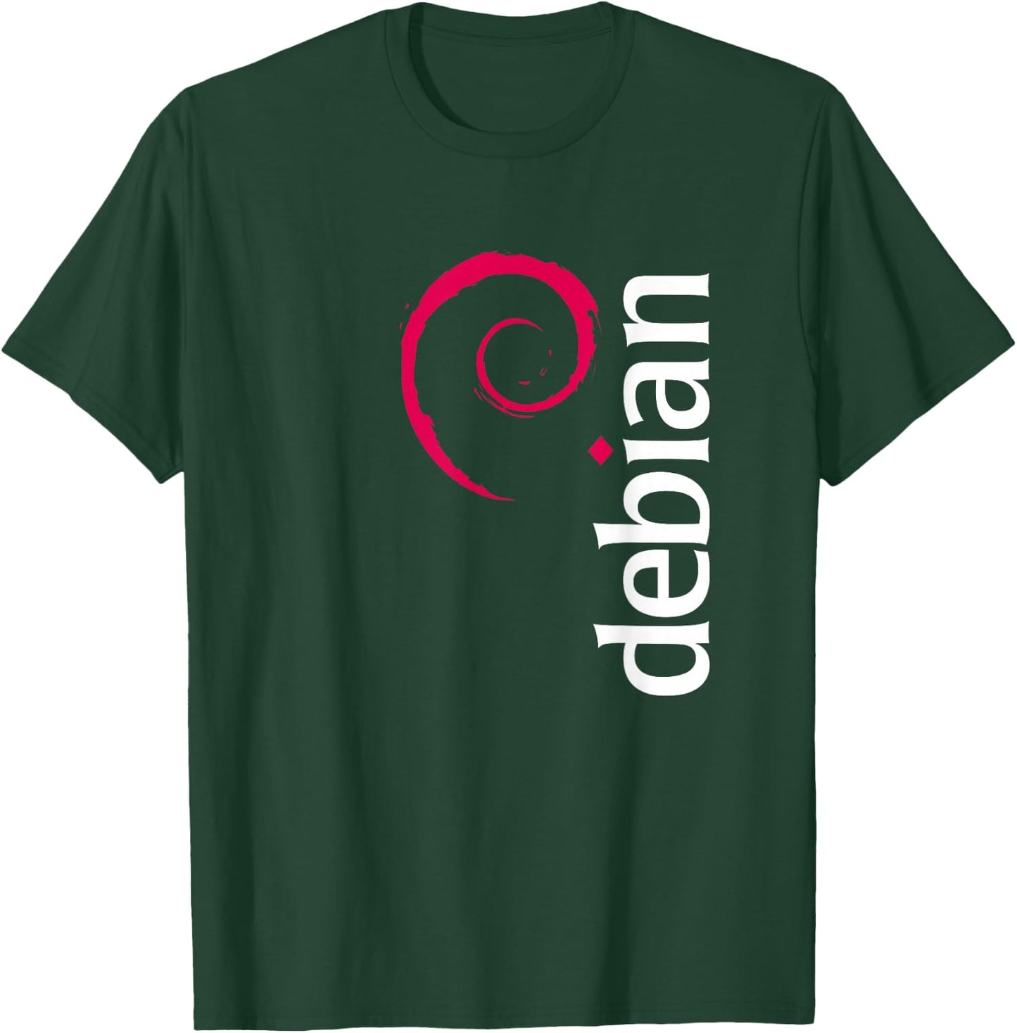 Linux Debian Lovers Have Spiral Logo Open Source Os T-Shirt - T-Shirt | Forest