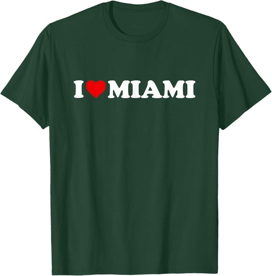 I Love Miami - Heart T-Shirt - T-Shirt | Forest