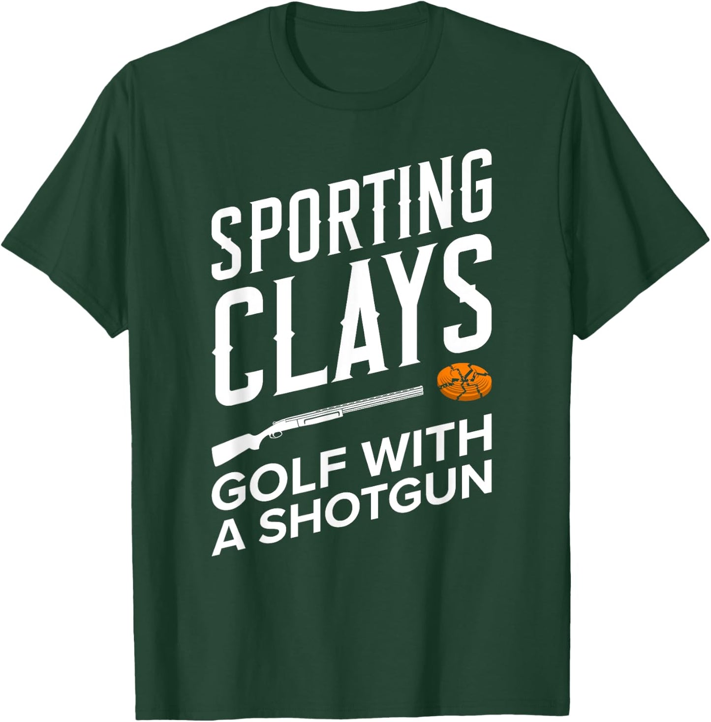 Sporting Clays Skeet Shooting T-Shirt - T-Shirt | Forest