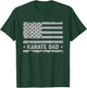 Karate Dad America US Flag Patriot - Vintage Gift T-Shirt - T-Shirt | Forest