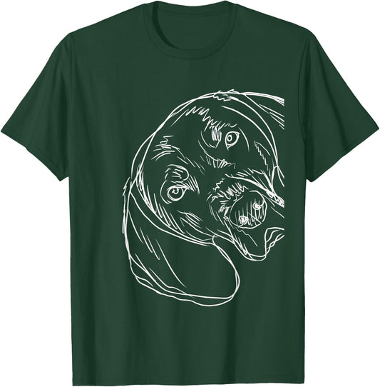 Funy Dog Bluetick Coonhound T-Shirt - T-Shirt | Forest