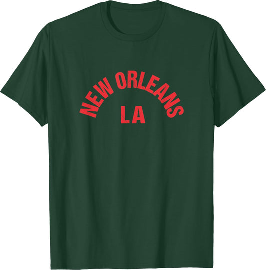 Red New Orleans Local Standard New Orleans Everyday Basic T-Shirt - T-Shirt | Forest