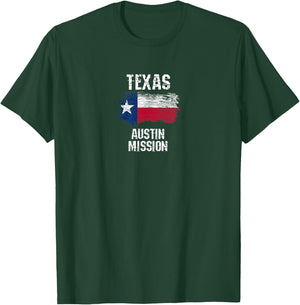 Texas Austin Mission T-Shirt - T-Shirt | Forest