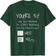 Funny 50th Birthday Gag Gift 50 Years Old Joke Present T-Shirt - T-Shirt | Forest