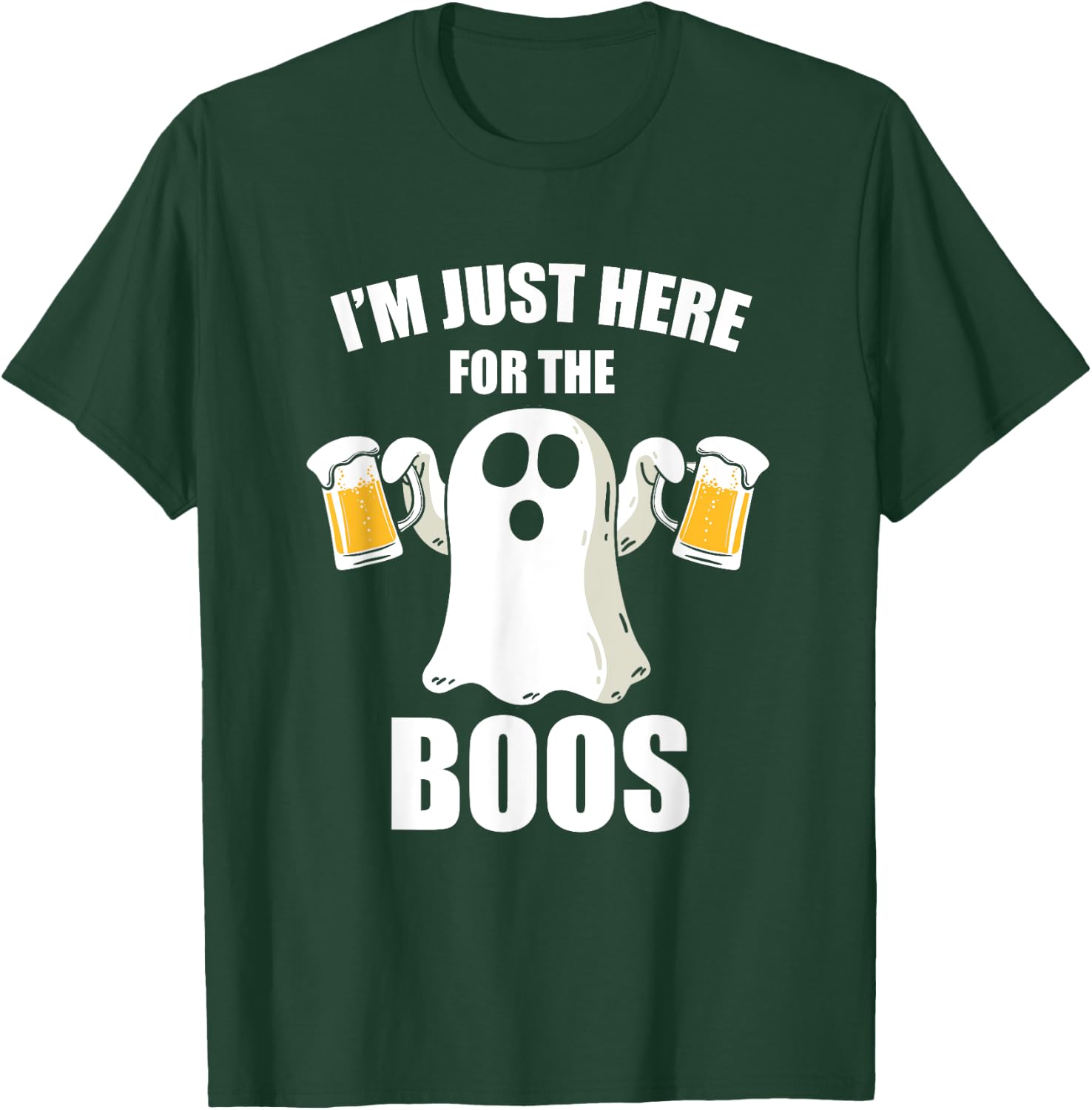 I'm Just Here For The Boos Funny Halloween T-Shirt - T-Shirt | Forest