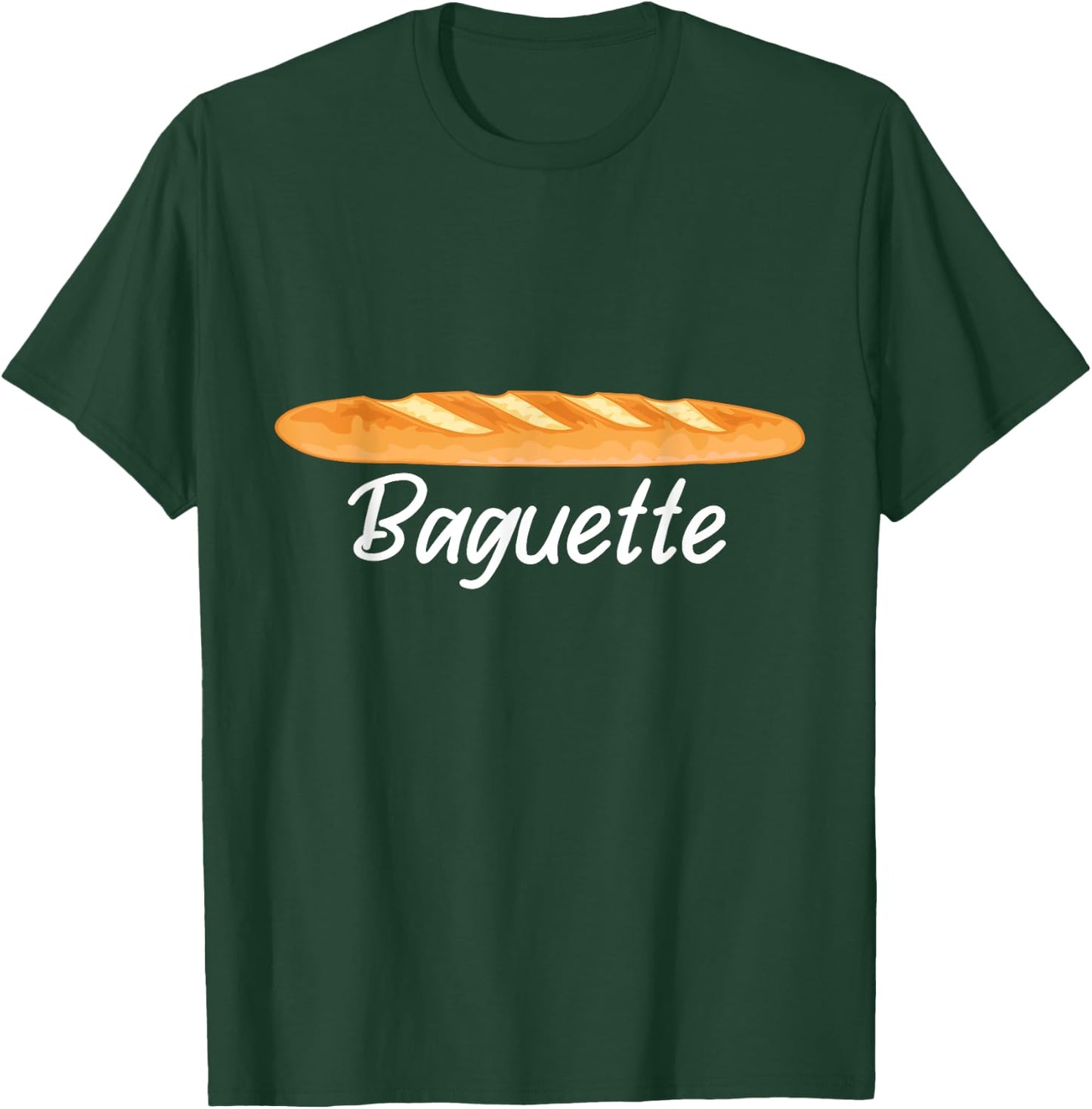 Baguette French Bread France Lover Francophile T-Shirt - T-Shirt | Forest