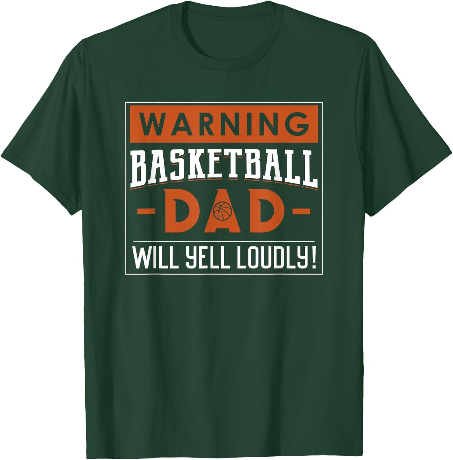 Basketball Dad Shirt Funny Proud Practice Game Hoops Bball T-Shirt - T-Shirt | Forest