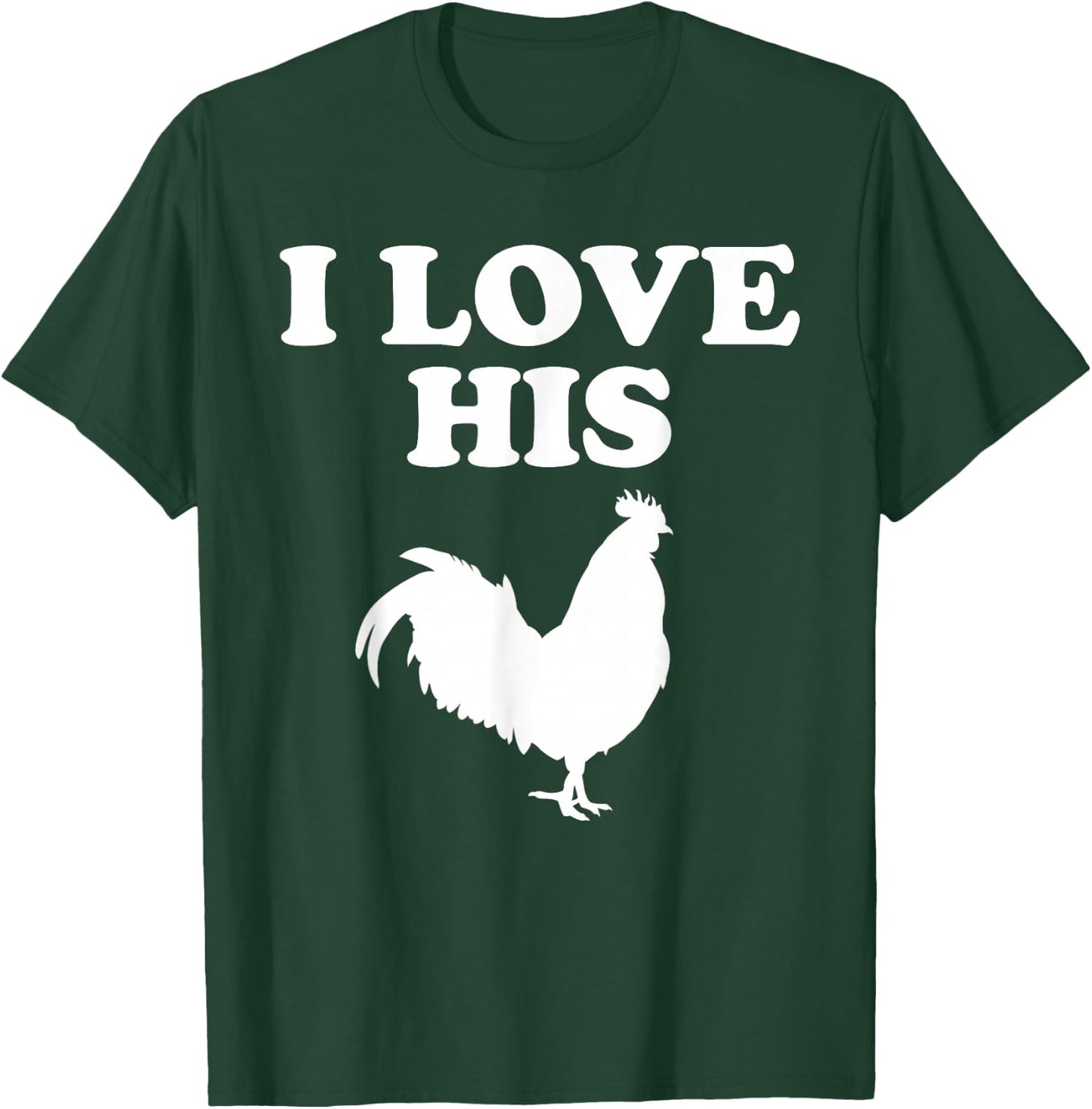 I love her Kitty cat I like his rooster matching couple love T-Shirt - T-Shirt | Forest