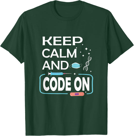 Medical Coding Medical Billing Clinical Coder T-Shirt - T-Shirt | Forest