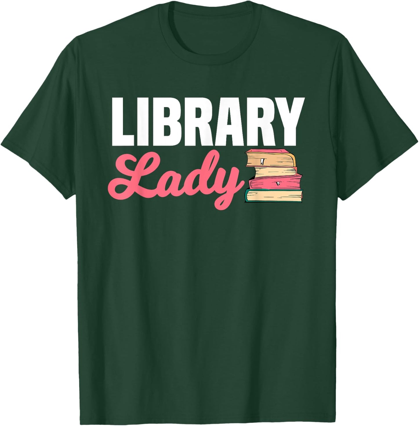 Library Lady Librarian Information Brokers Archivists T-Shirt - T-Shirt | Forest