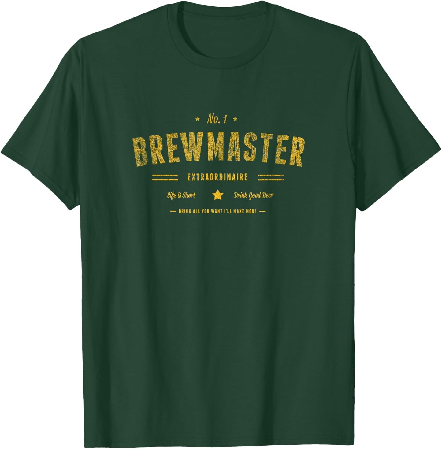 Brew Master Beer Brewing Home Brew Gift Brewer Brewmaster T-Shirt - T-Shirt | Forest