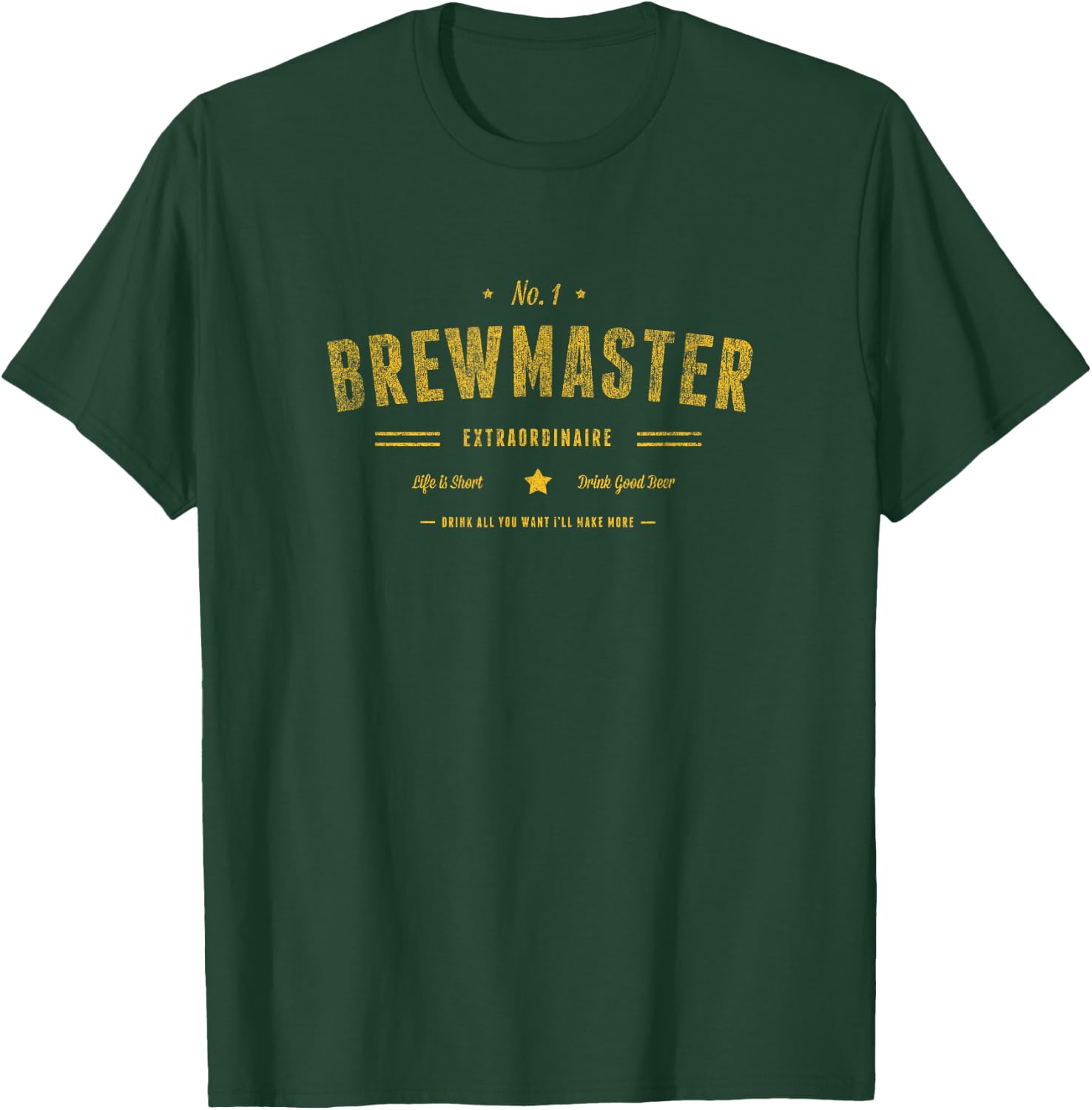 Brew Master Beer Brewing Home Brew Gift Brewer Brewmaster T-Shirt - T-Shirt | Forest