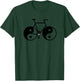 Biking Yin Yang Feng Shui Ying Yang Taijitu Buddhism T-Shirt - T-Shirt | Forest
