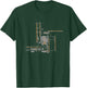 DEN Denver International Airport Art Design KACY Pilot T-Shirt - T-Shirt | Forest
