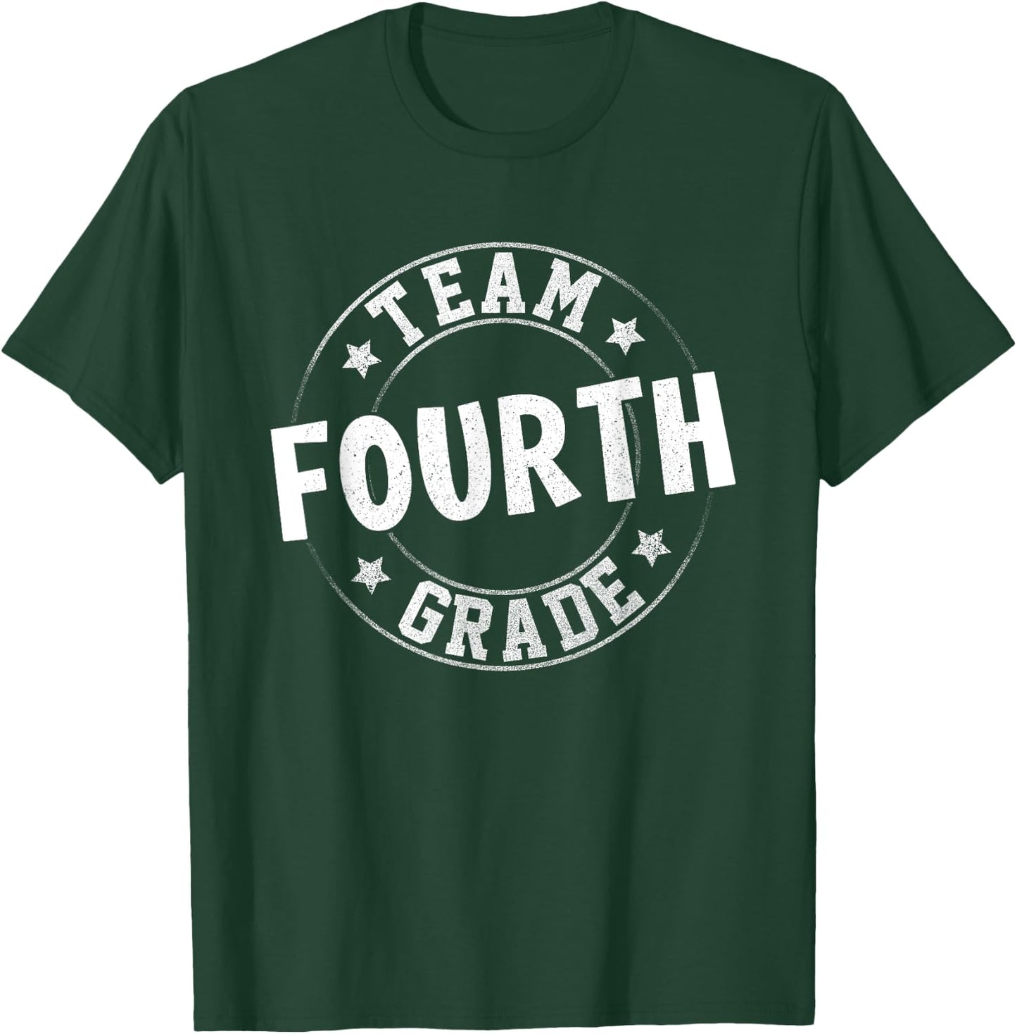 Team Fourth Grade Teacher Student Back To School 4th Grade T-Shirt - T-Shirt | Forest