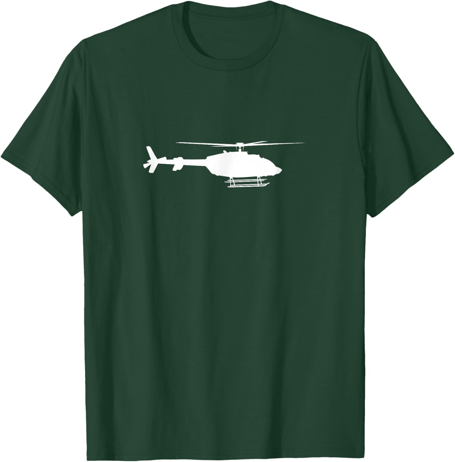Bell 407 Helicopter Pilot or Crew T-Shirt - T-Shirt | Forest