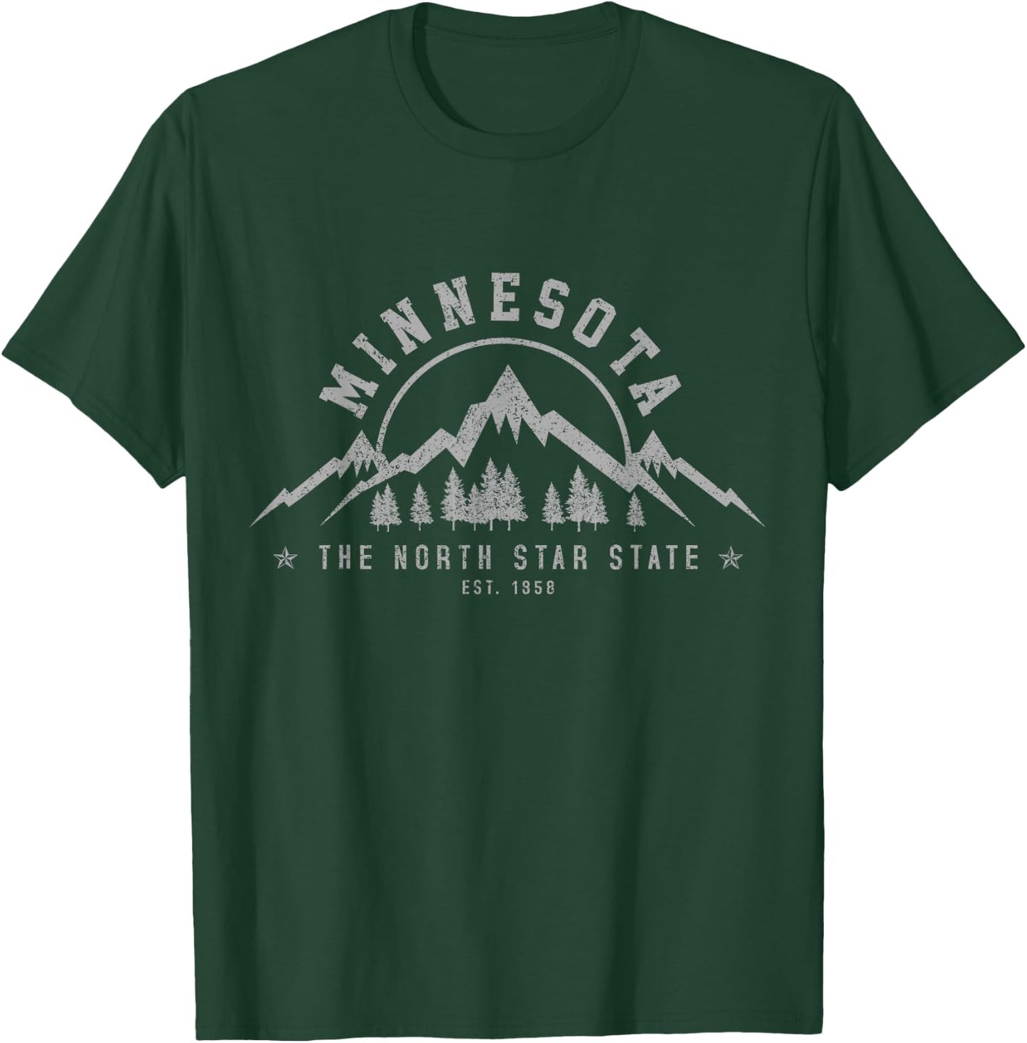 Minnesota The North Star State USA America Souvenir T-Shirt - T-Shirt | Forest