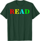 Teacher Reading Read in Color Book T-Shirt - T-Shirt | Forest